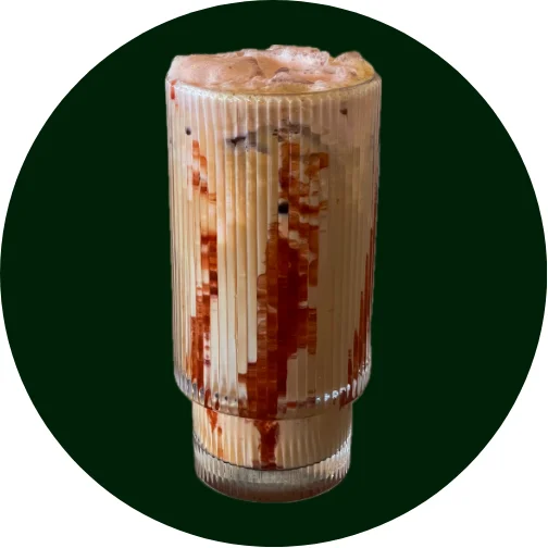 Iced Strawberry Latte