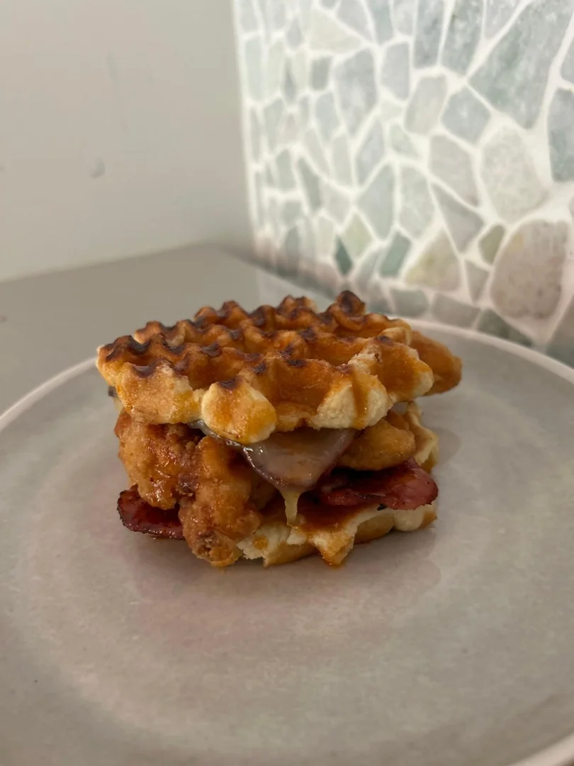 Chicken And Waffle Sandwich